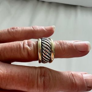 David Yurman Sterling and 14K gold